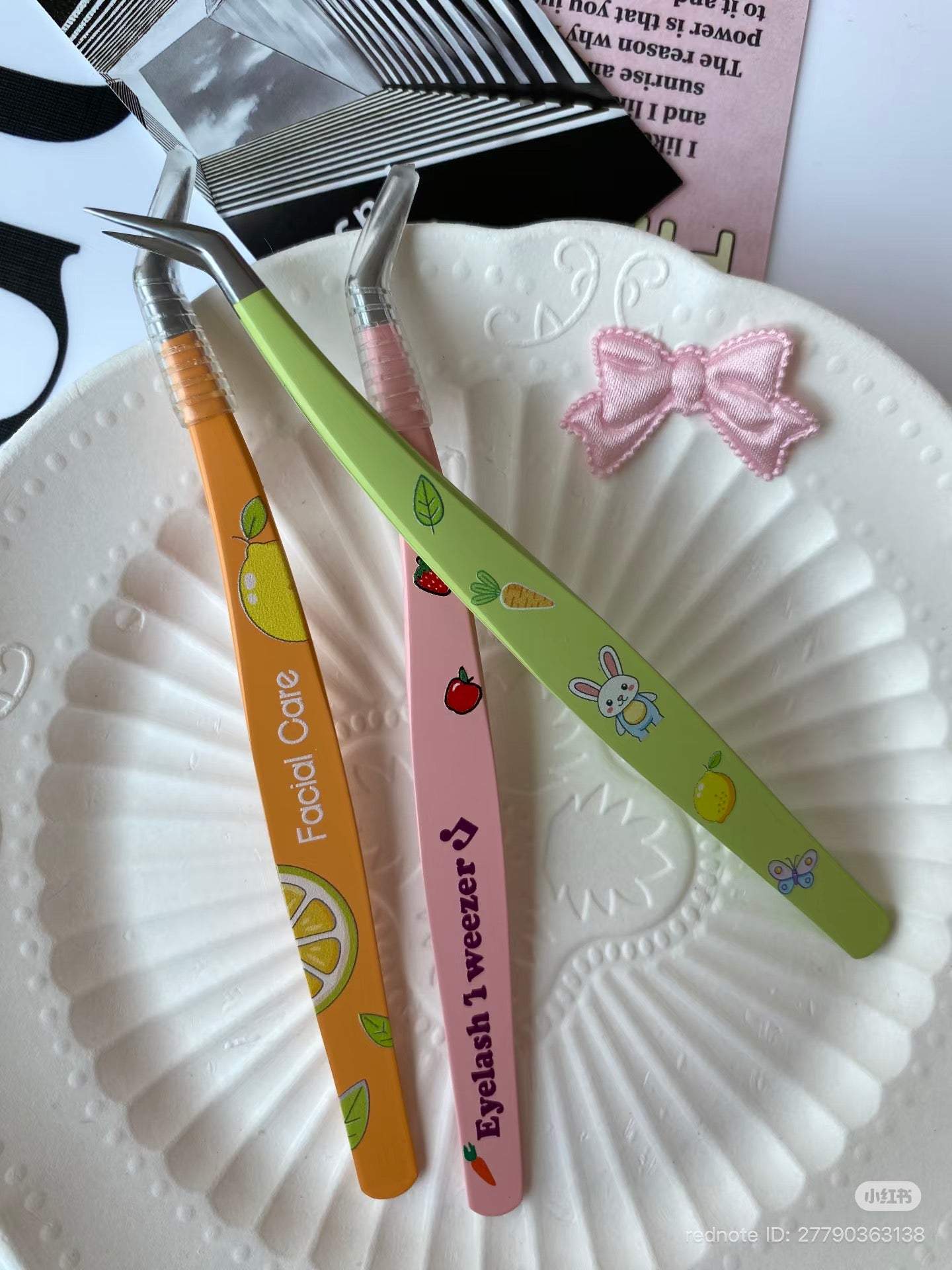 High Precision Clip Scene Sticker - Feather Clip Landscape Sticker Special Tweezers